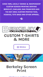 Mobile Screenshot of berkeleyscreenprint.com